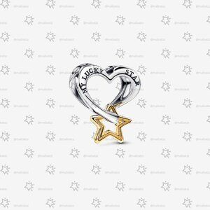 Pandora Lucky Star & Heart Charm